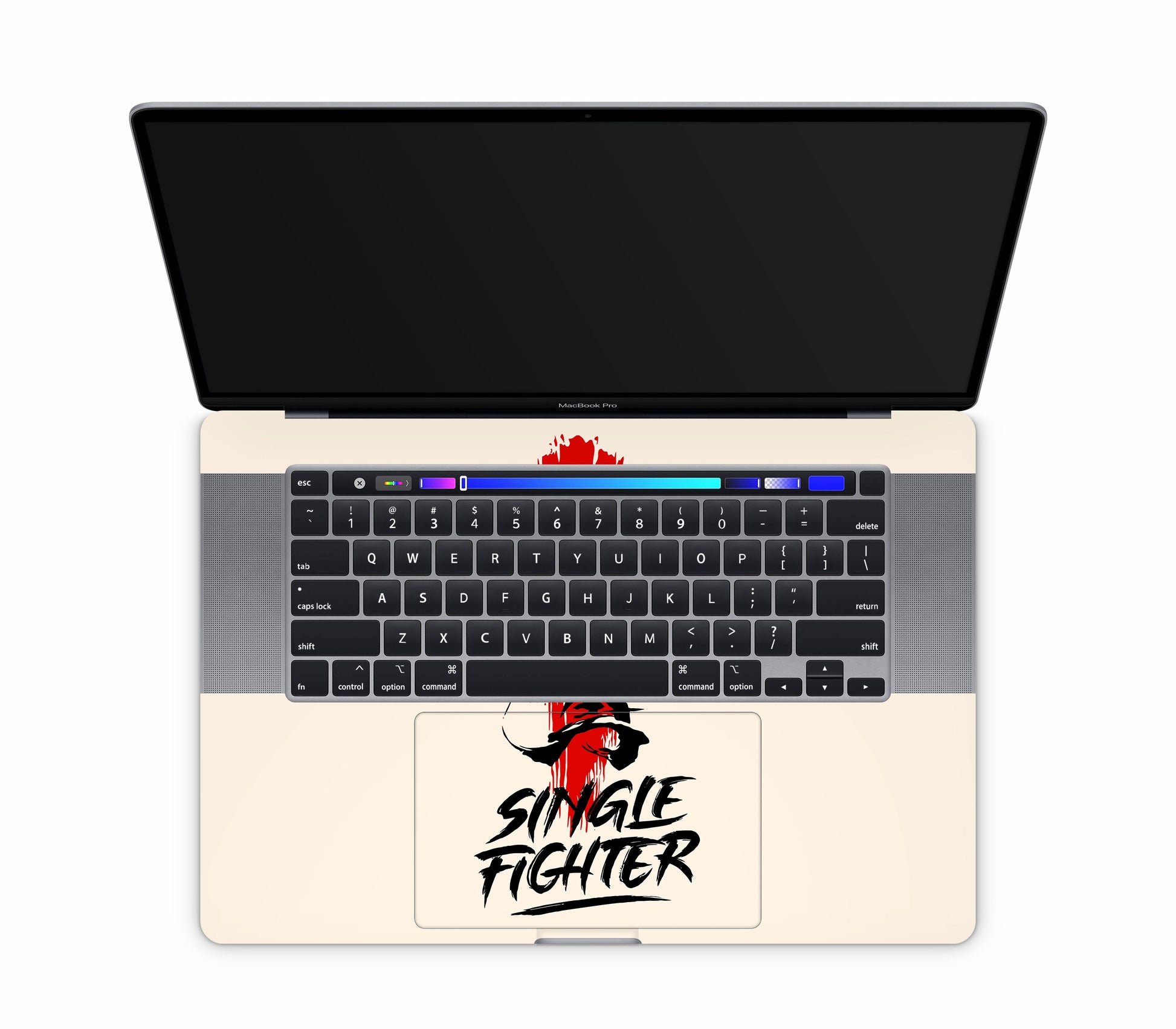 MacBook Pro 16" (2020, Touch Bar) skin, Samurai, inside skin