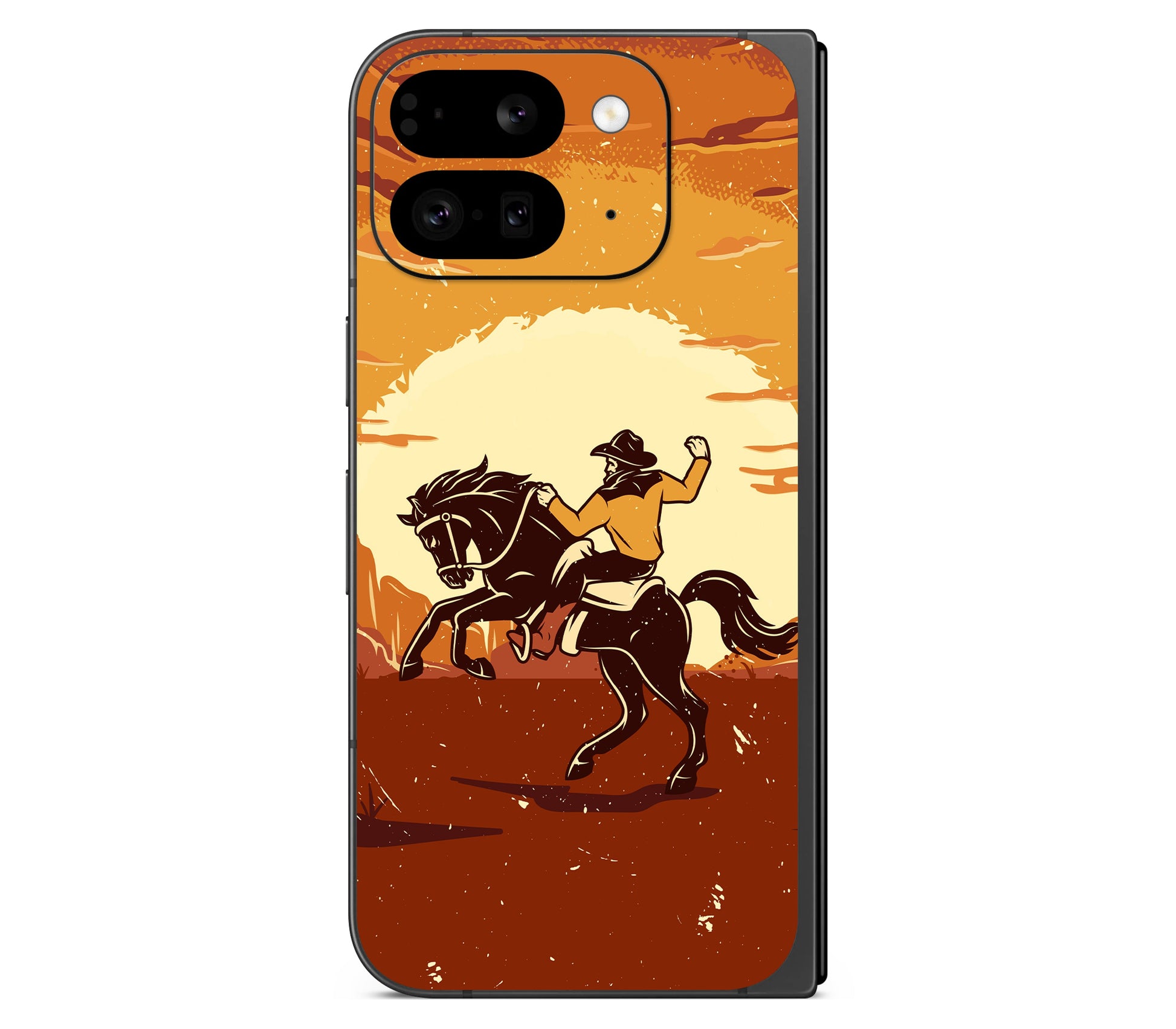 Google Pixel 11 Pro Fold skin, Cowboy, back skin