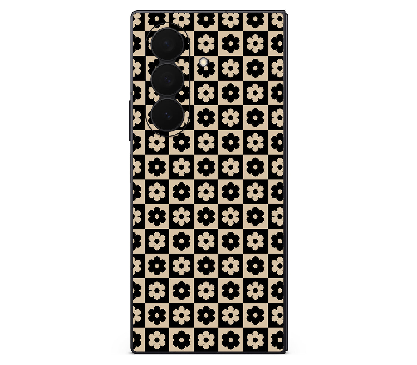 Galaxy Z Fold 8 Ultra skin, Floral Grid, back skin