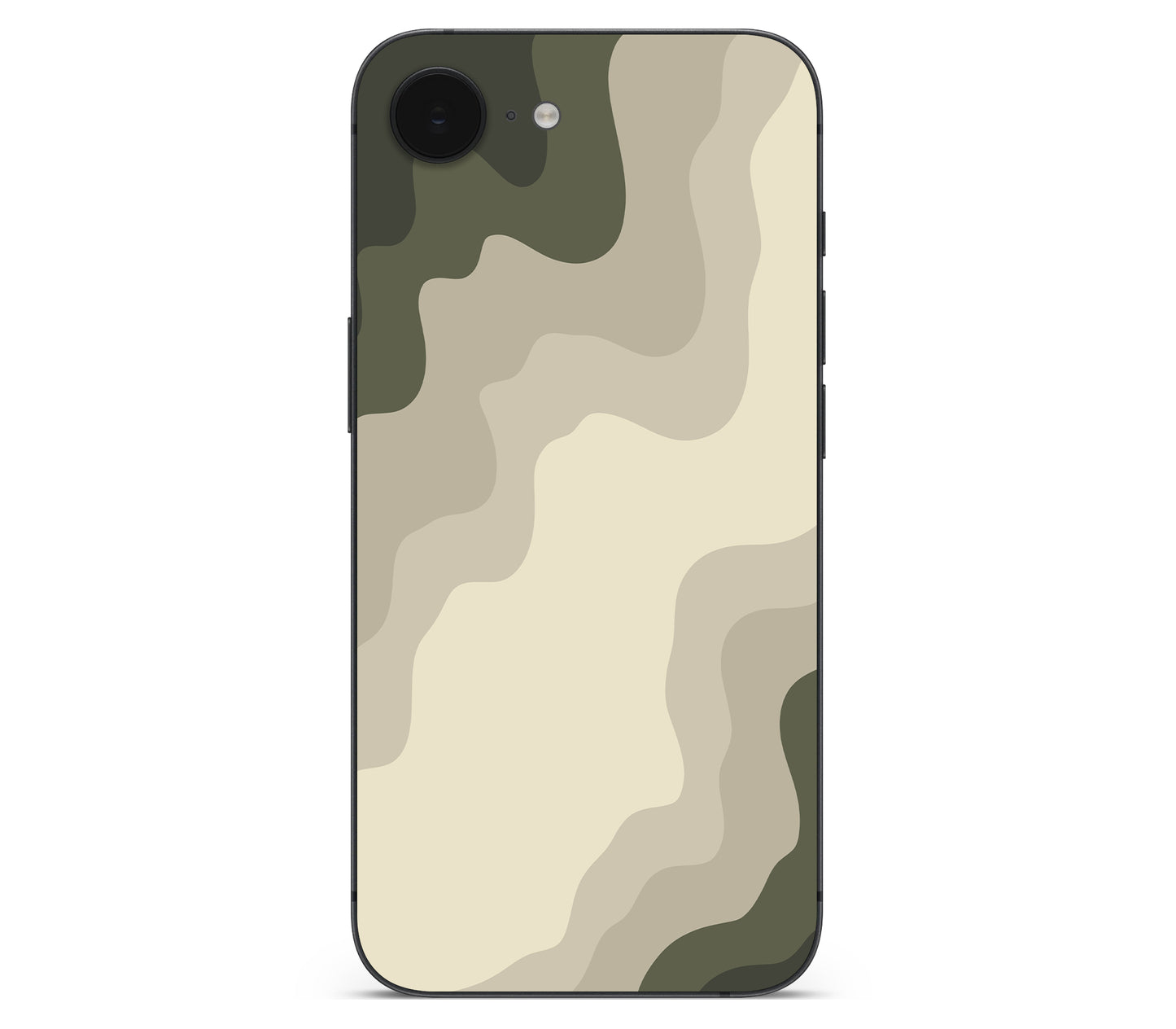 iPhone 16e skin, Drift (Mirage), back skin without logo cutout