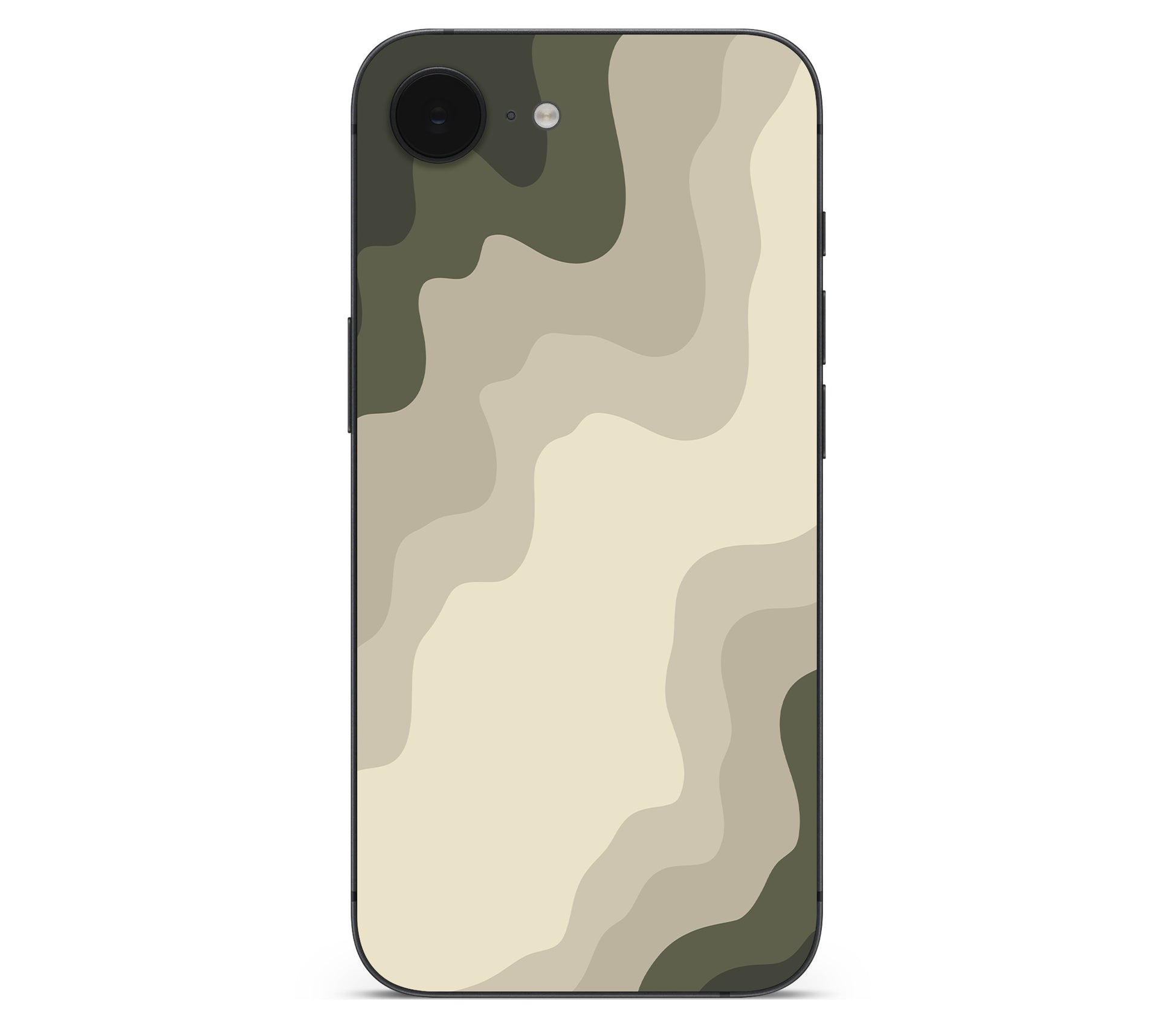 iPhone 16e skin, Drift (Mirage), back skin without logo cutout
