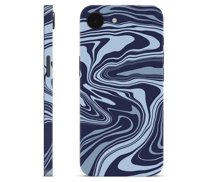 iPhone 16e skin, Vertigo (Blur), full wrap without logo cutout