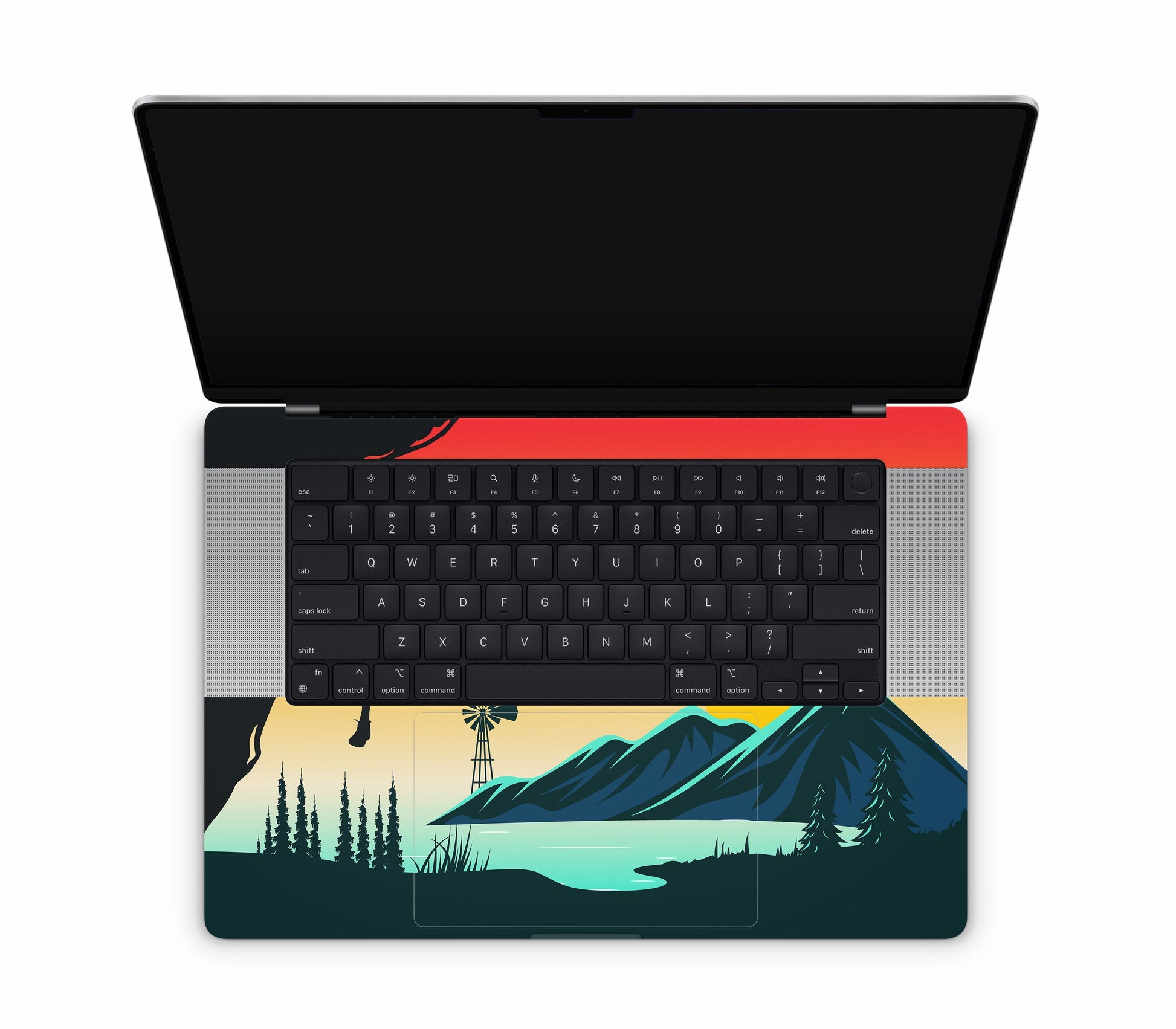 MacBook Pro 16" (2024, M4) skin, Skybound, inside skin