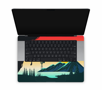 MacBook Pro 16" (2024, M4) skin, Skybound, inside skin