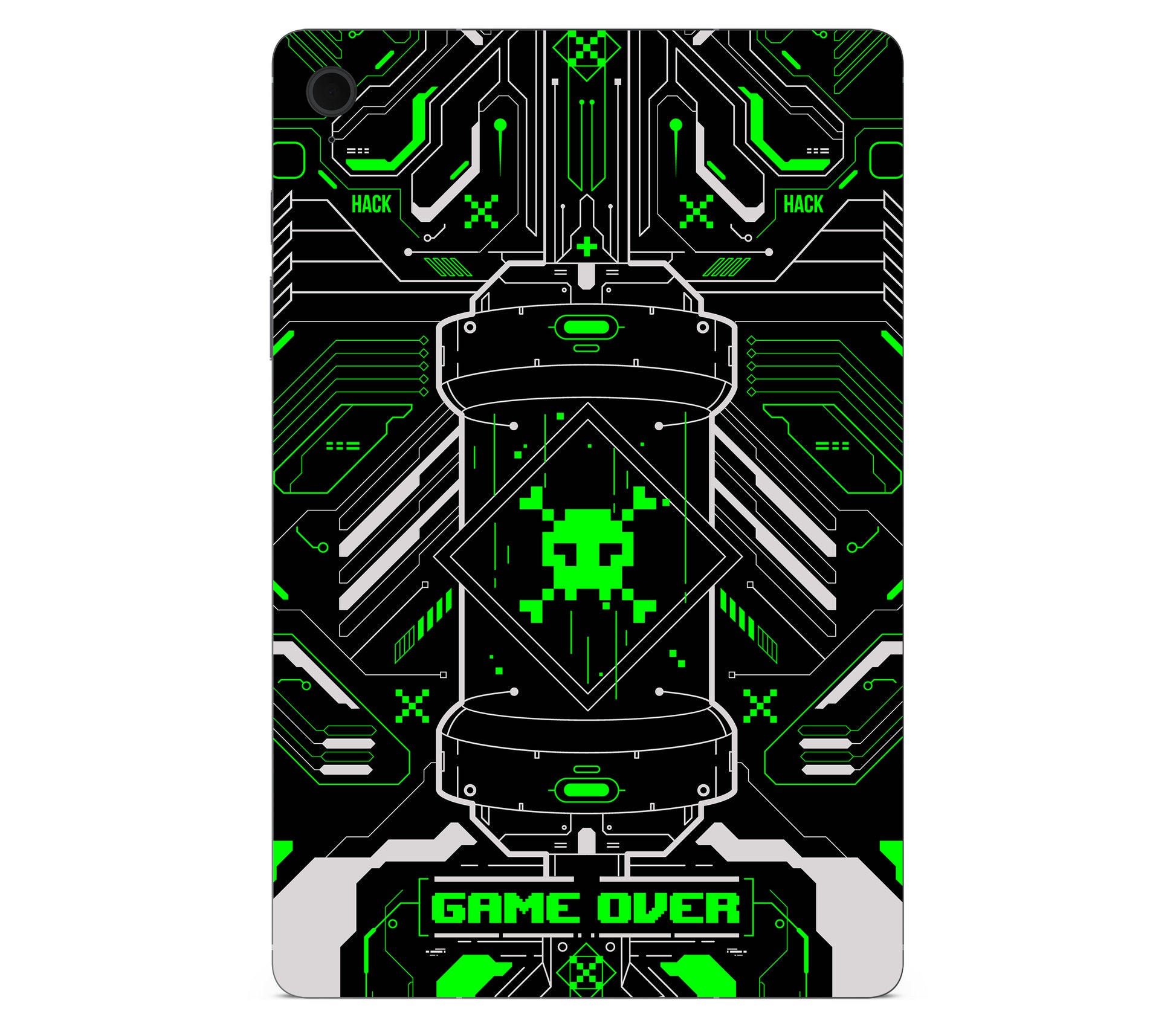 Galaxy Tab S10 FE skin, Fatal Error (Acid), back skin