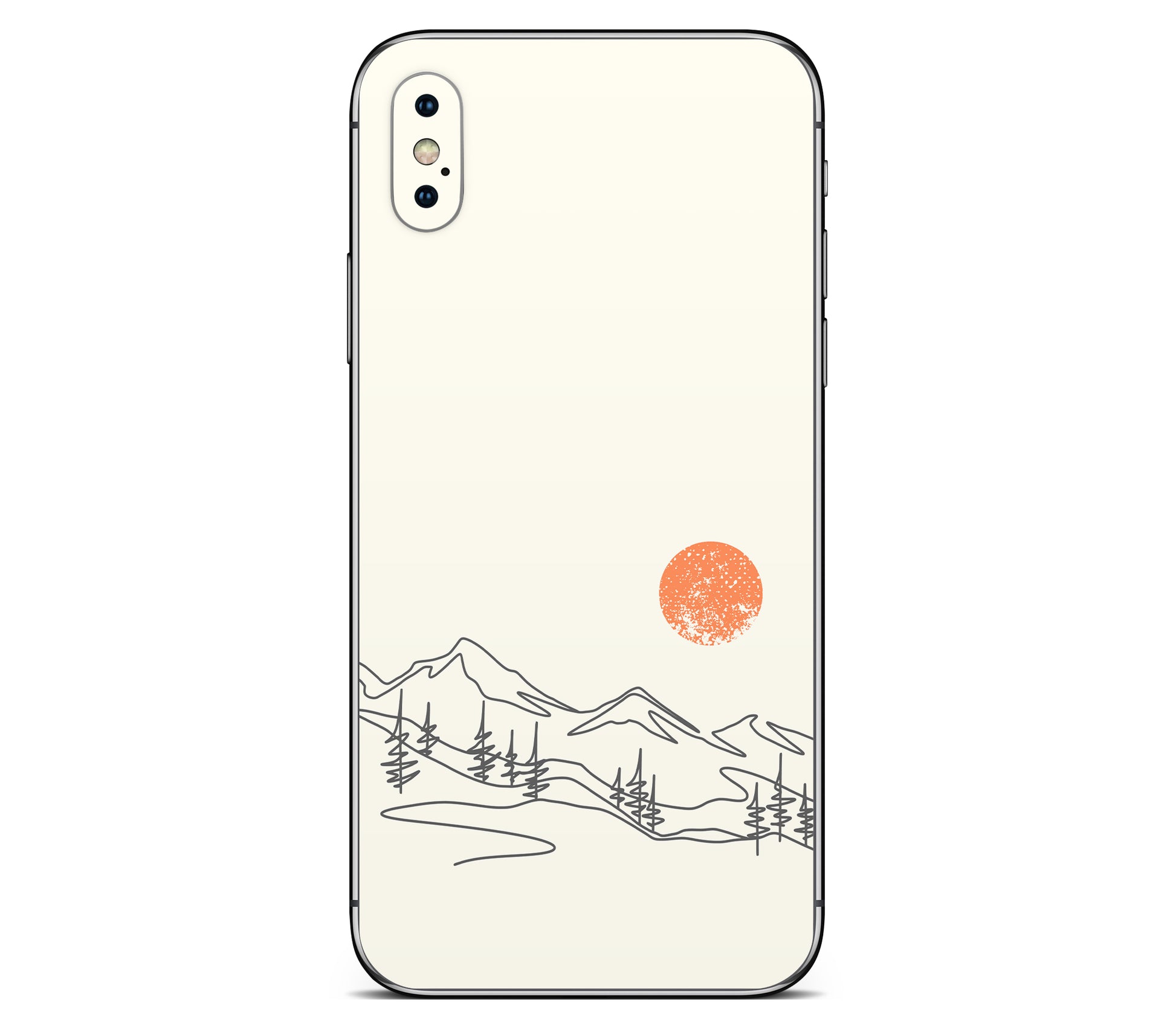 iPhone XS Max skin, Offline, back skin without logo cutout