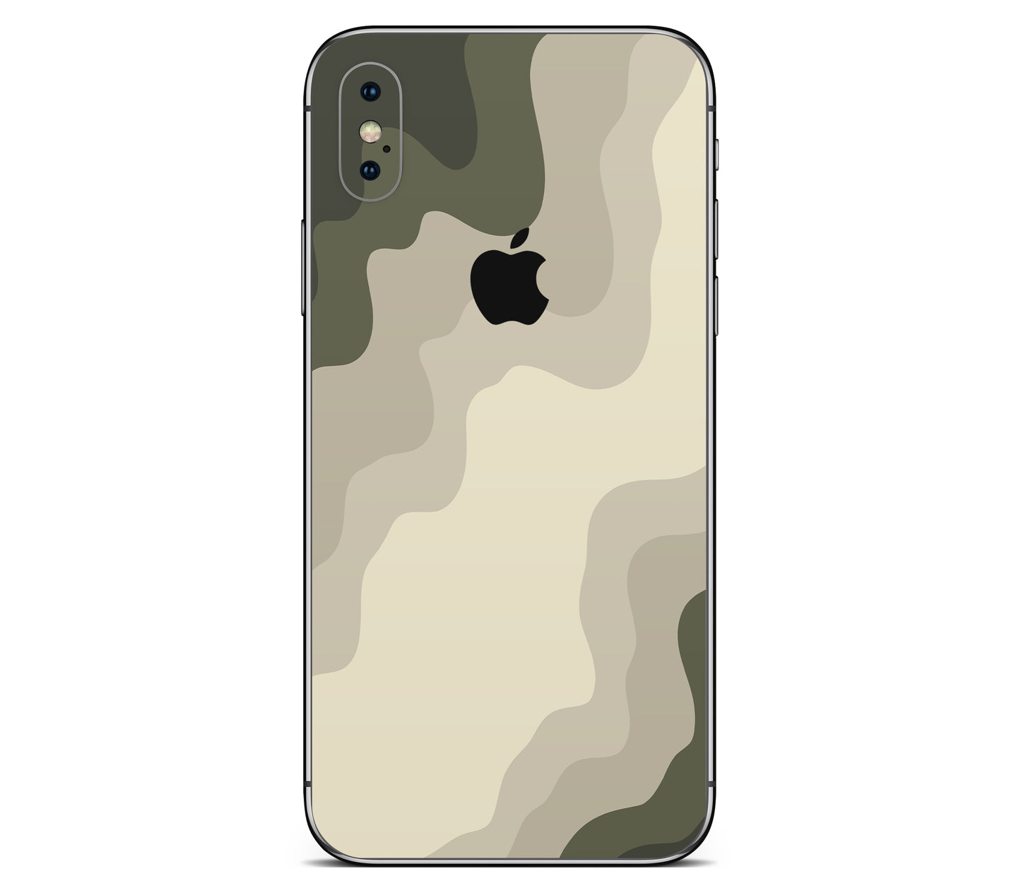 iPhone XS skin, Drift (Mirage), back skin with logo cutout