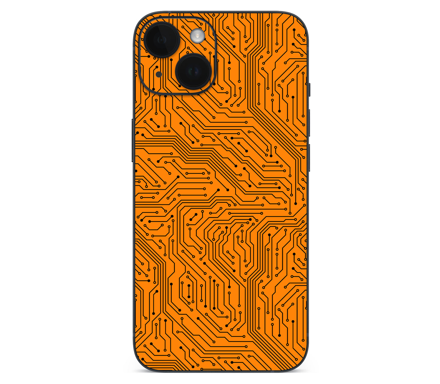 iPhone 14 skin, Pulse Grid, back skin without logo cutout