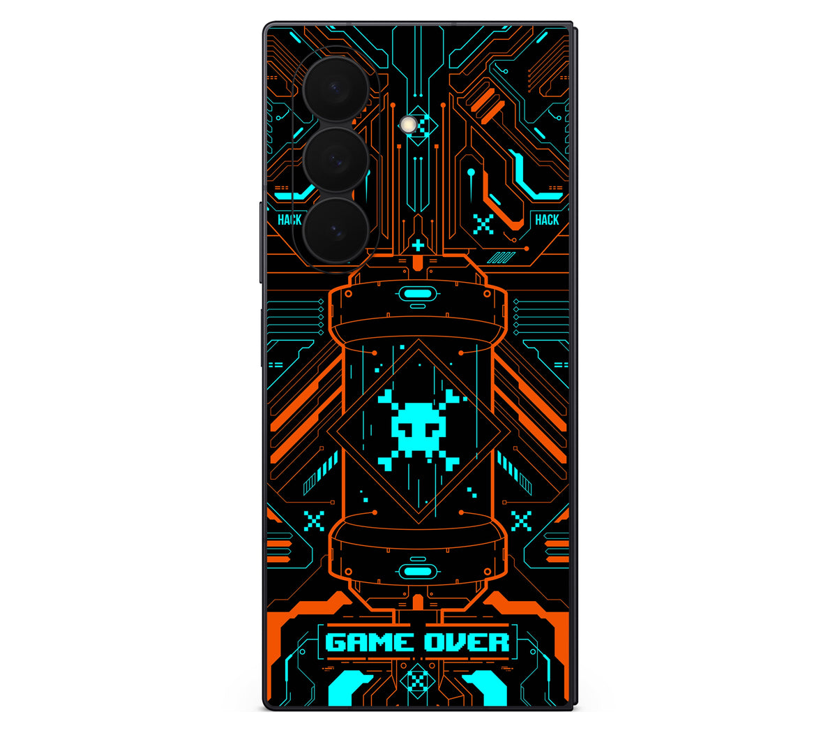 Galaxy Z Fold 8 skin, Fatal Error, back skin