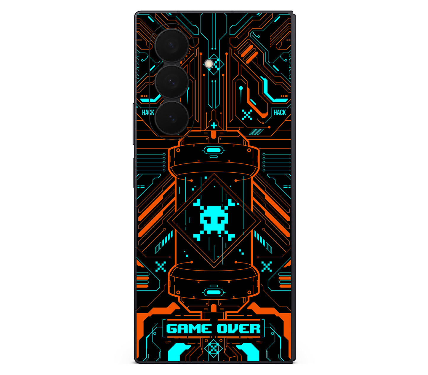 Galaxy Z Fold 8 skin, Fatal Error, back skin