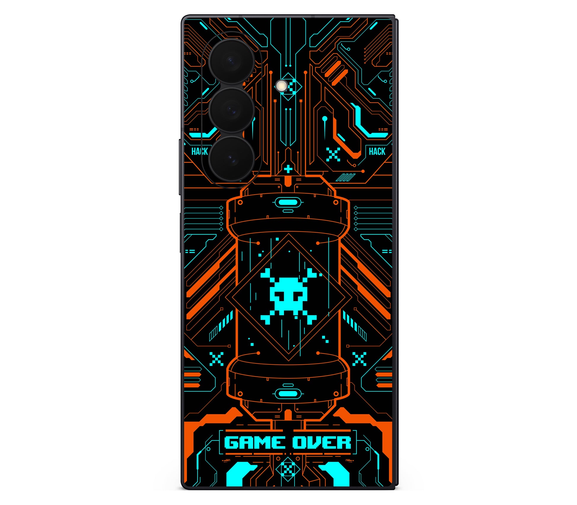 Galaxy Z Fold 8 Ultra skin, Fatal Error, back skin