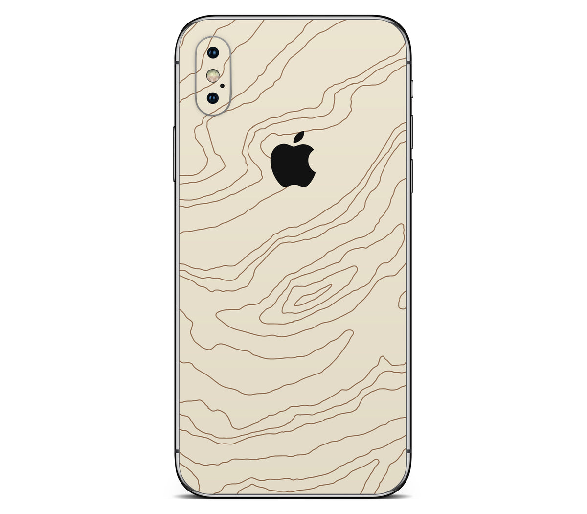 iPhone X skin, Dune, back skin with logo cutout