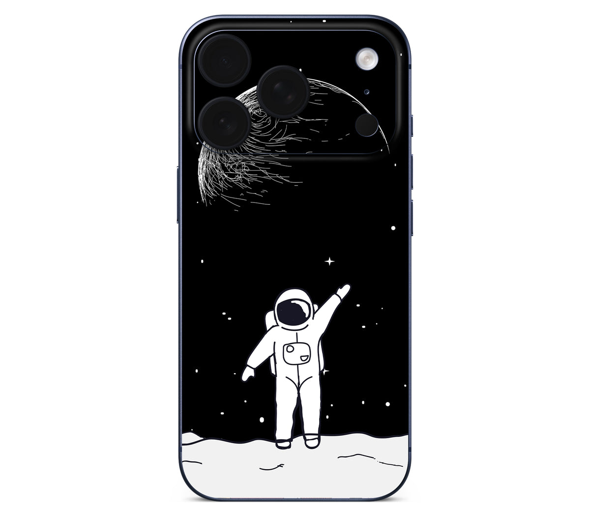 iPhone 18 Pro skin, Moonwave, back skin