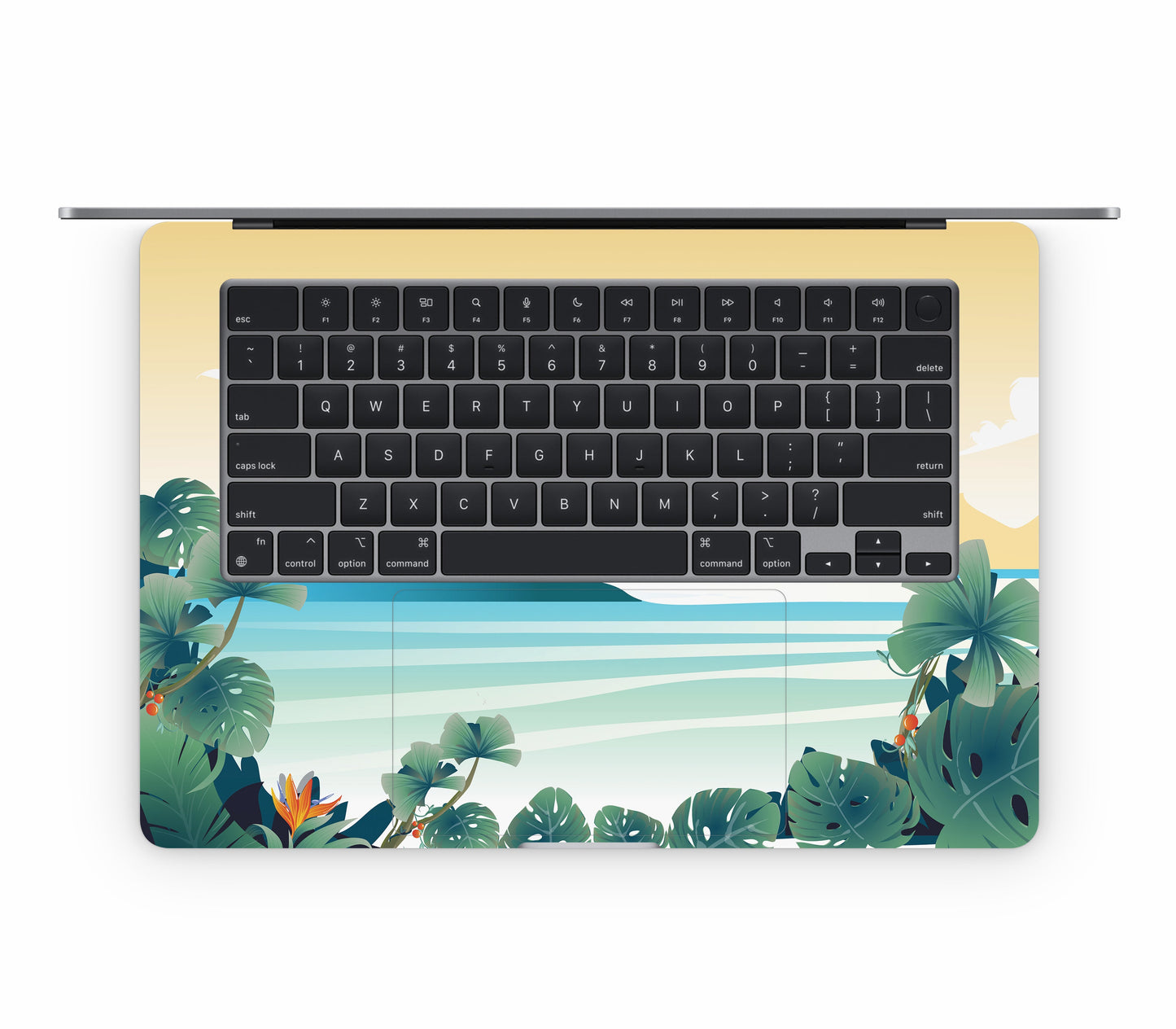 MacBook Air 15" (2025, M4) skin, Sizzle Bay, inside skin