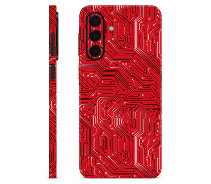 Galaxy A17 skin, REDLINE