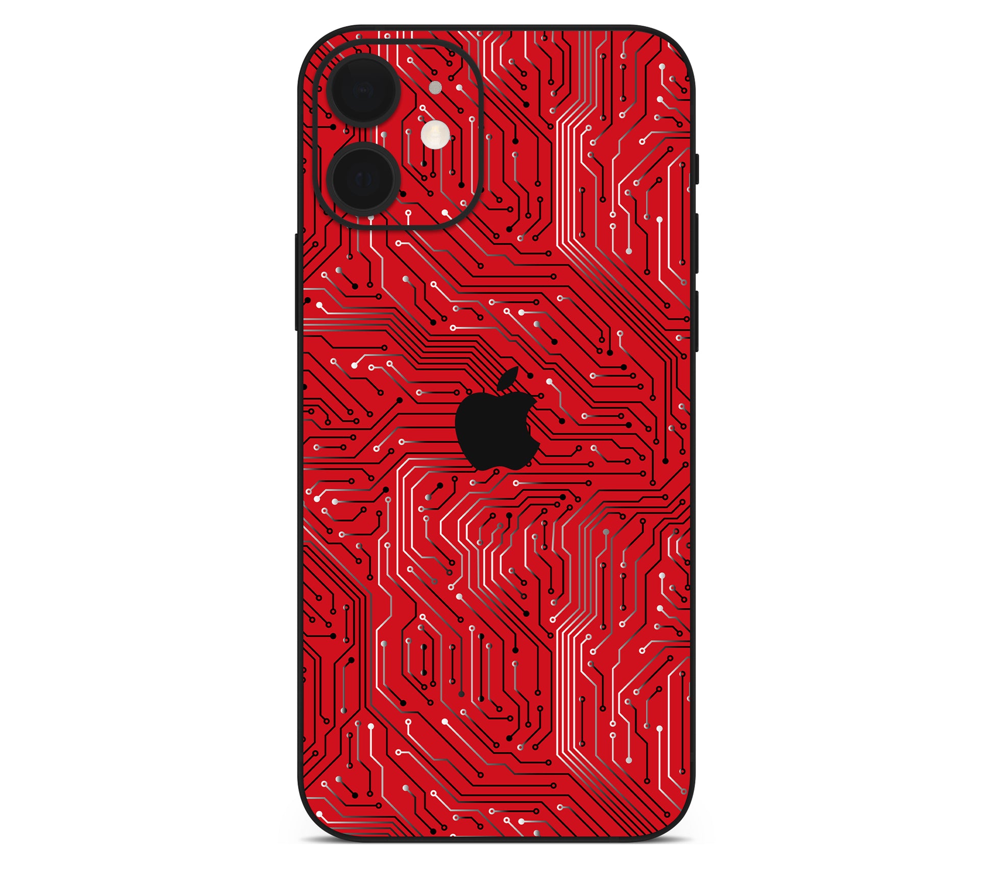 iPhone 12 Mini skin, REDLINE, back skin with logo cutout