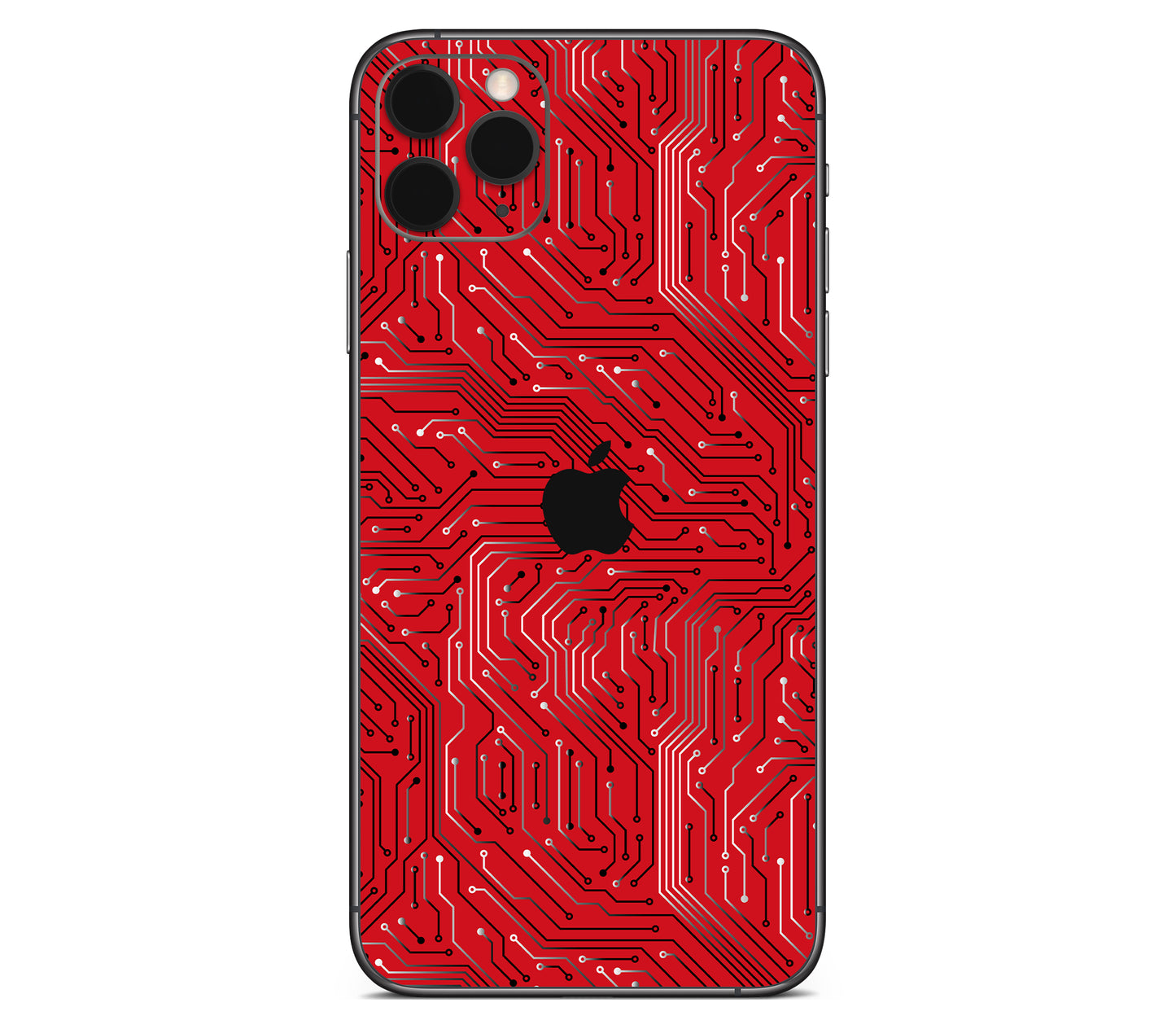iPhone 11 Pro Max skin, REDLINE, back skin with logo cutout