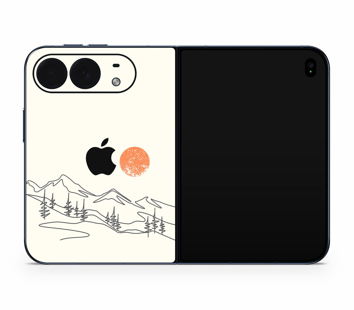 iPhone Duo skin, Offline, back skin with logo cutout