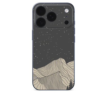 iPhone 17 Pro Max skin, Nightline, back skin without logo cutout
