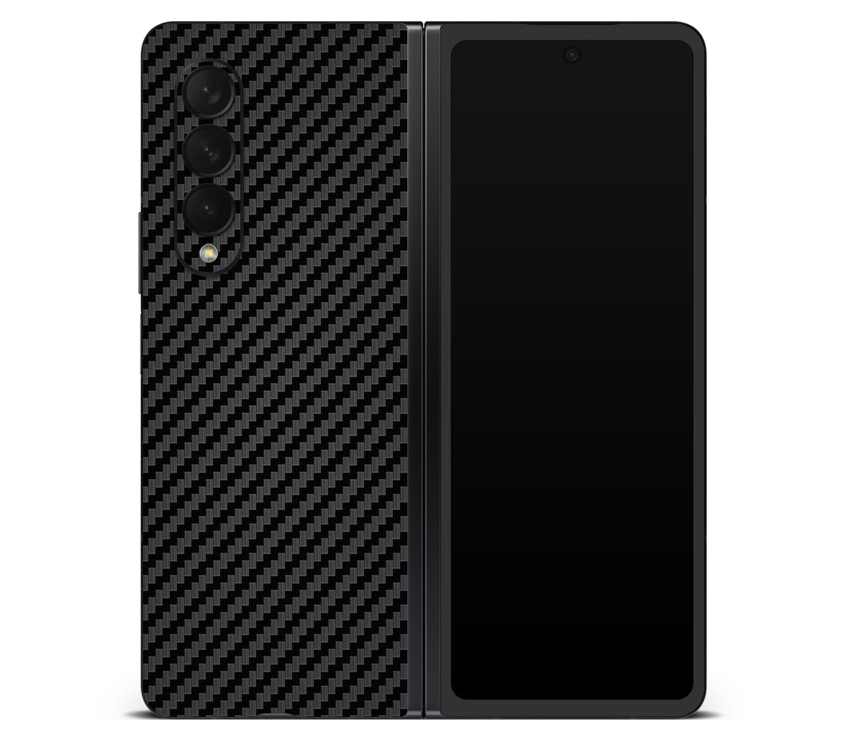 Galaxy Z Fold 3 skin, Code: Carbon, back skin