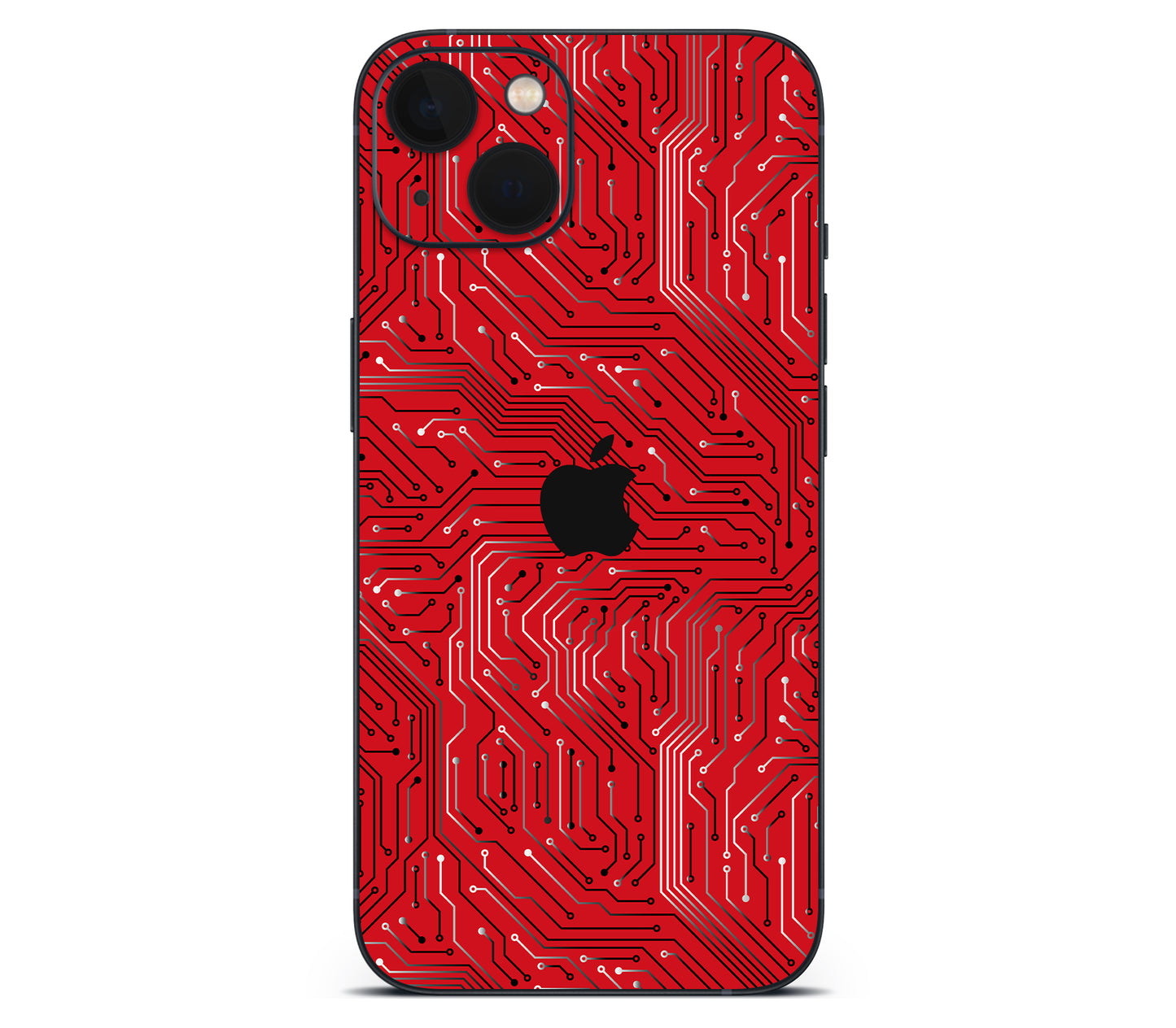 iPhone 13 skin, REDLINE, back skin with logo cutout