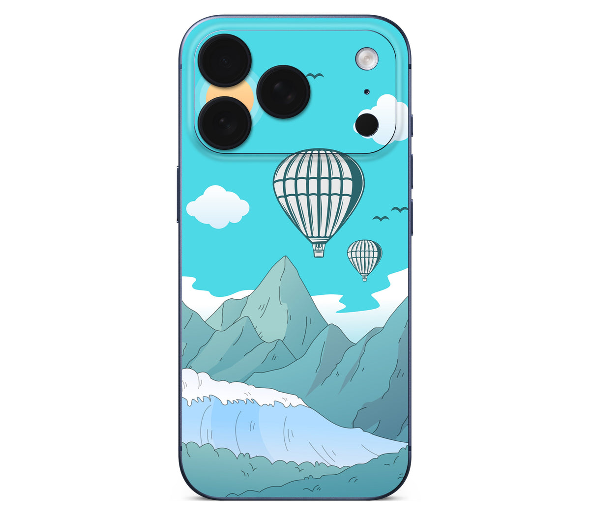 iPhone 18 Pro skin, Altitude Error, back skin without logo cutout