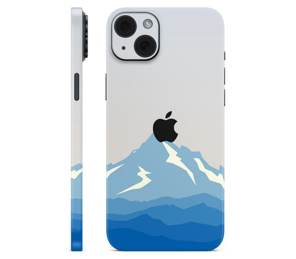iPhone 15 Plus skin, Everest, full wrap with logo cutout