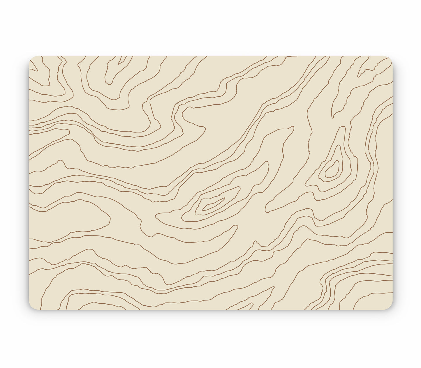MacBook Pro 16" (2026, M5, M5 Pro, M5 Max) skin, Dune, top skin without logo cutout