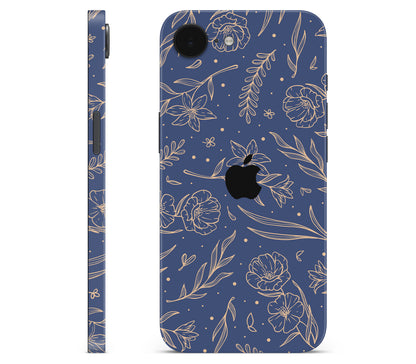 iPhone 16e skin, Twilight, full wrap with logo cutout