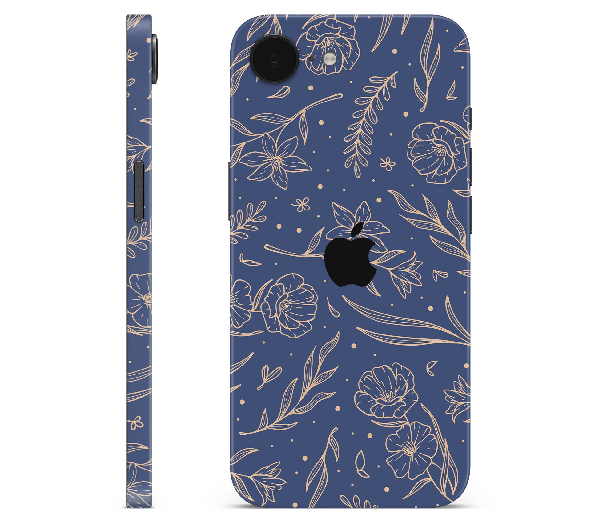 iPhone 17e skin, Twilight, full wrap with logo cutout
