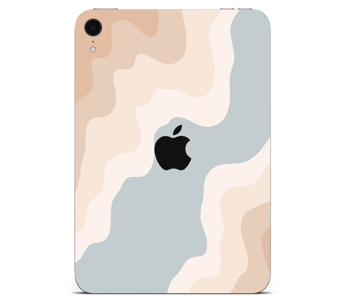 iPad Mini 6 skin, Drift (Haze), back skin with logo cutout