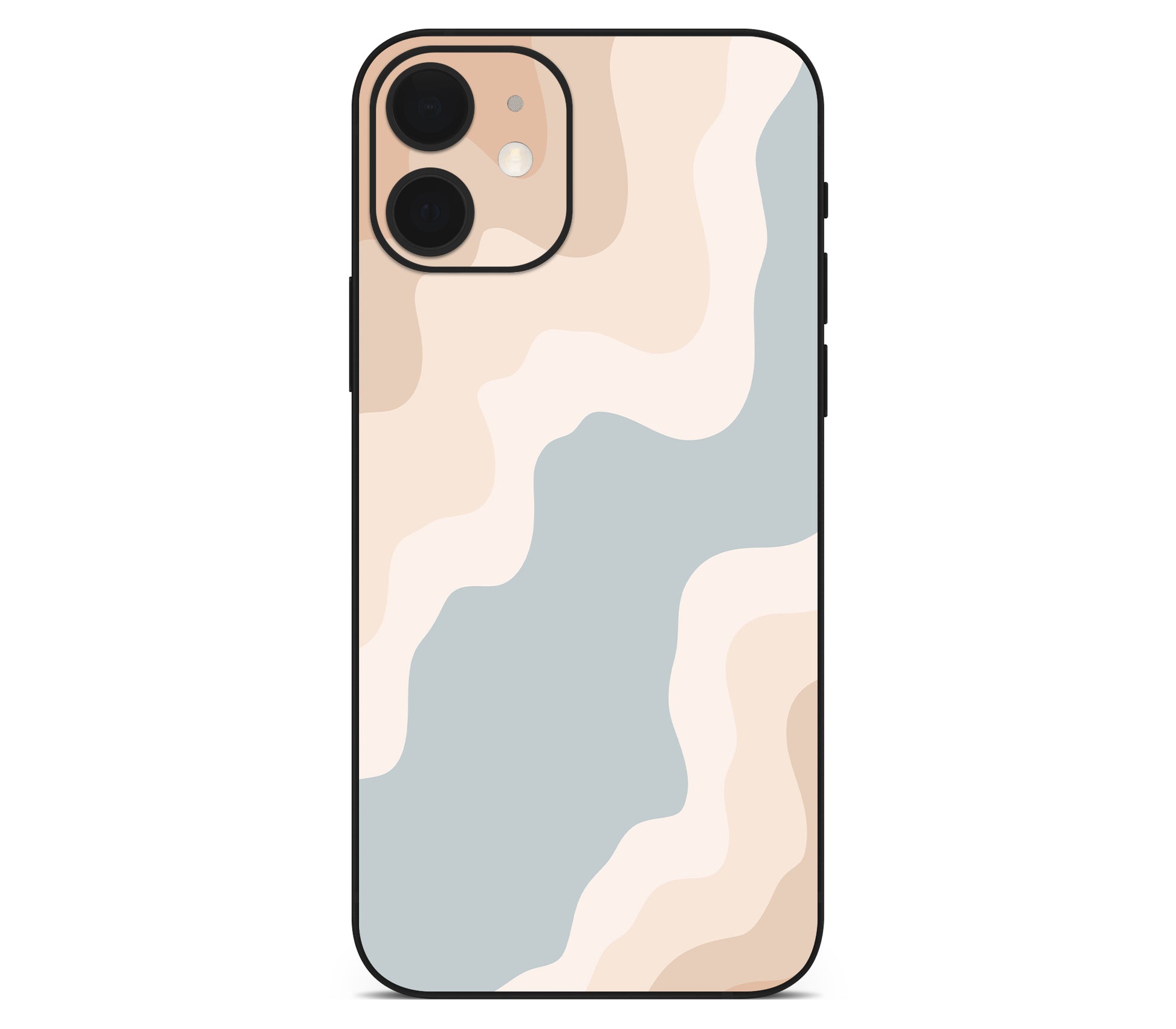 iPhone 12 skin, Drift (Haze), back skin without logo cutout