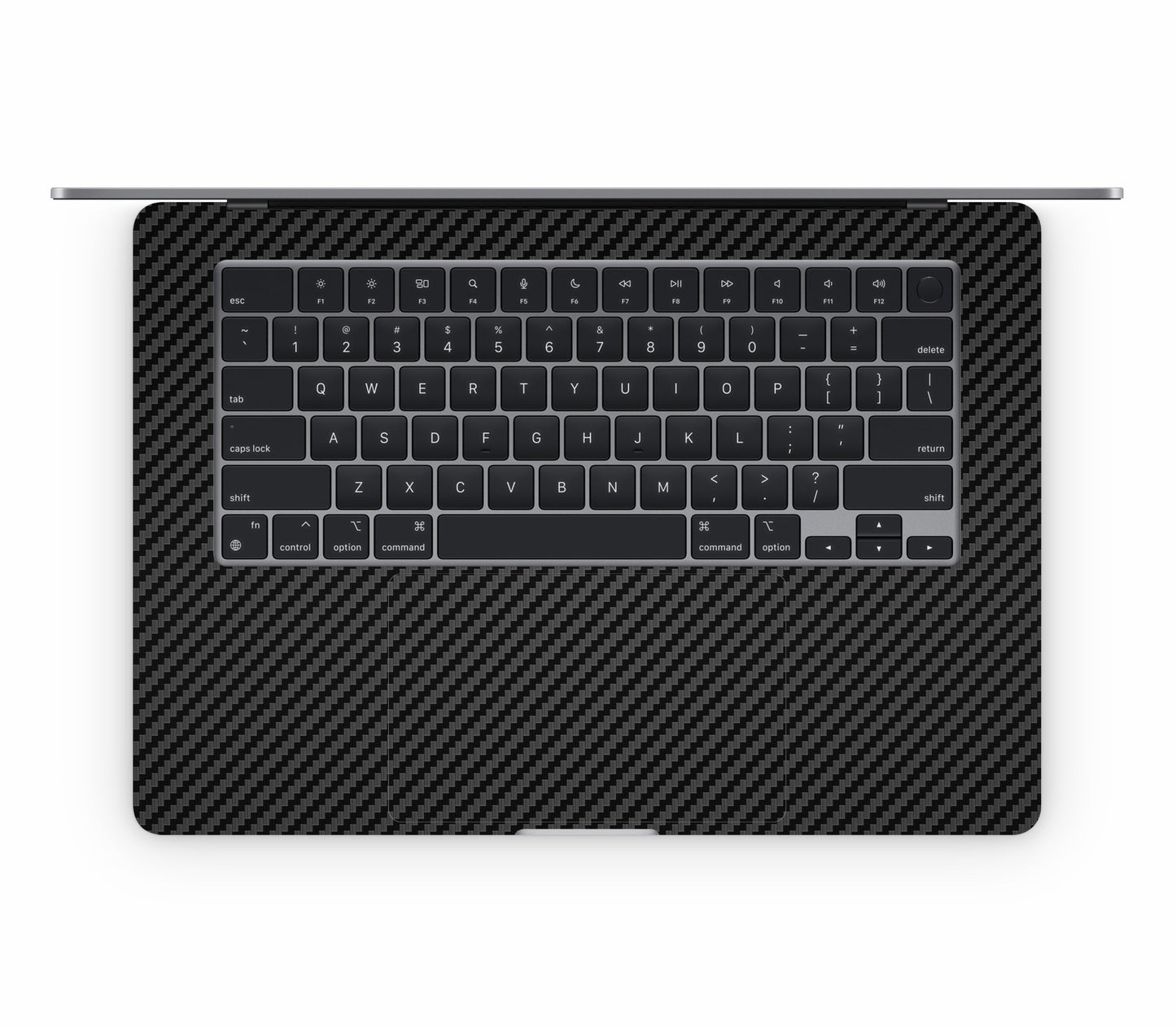 MacBook Air 15" (2025, M4) skin, Code: Carbon, inside skin