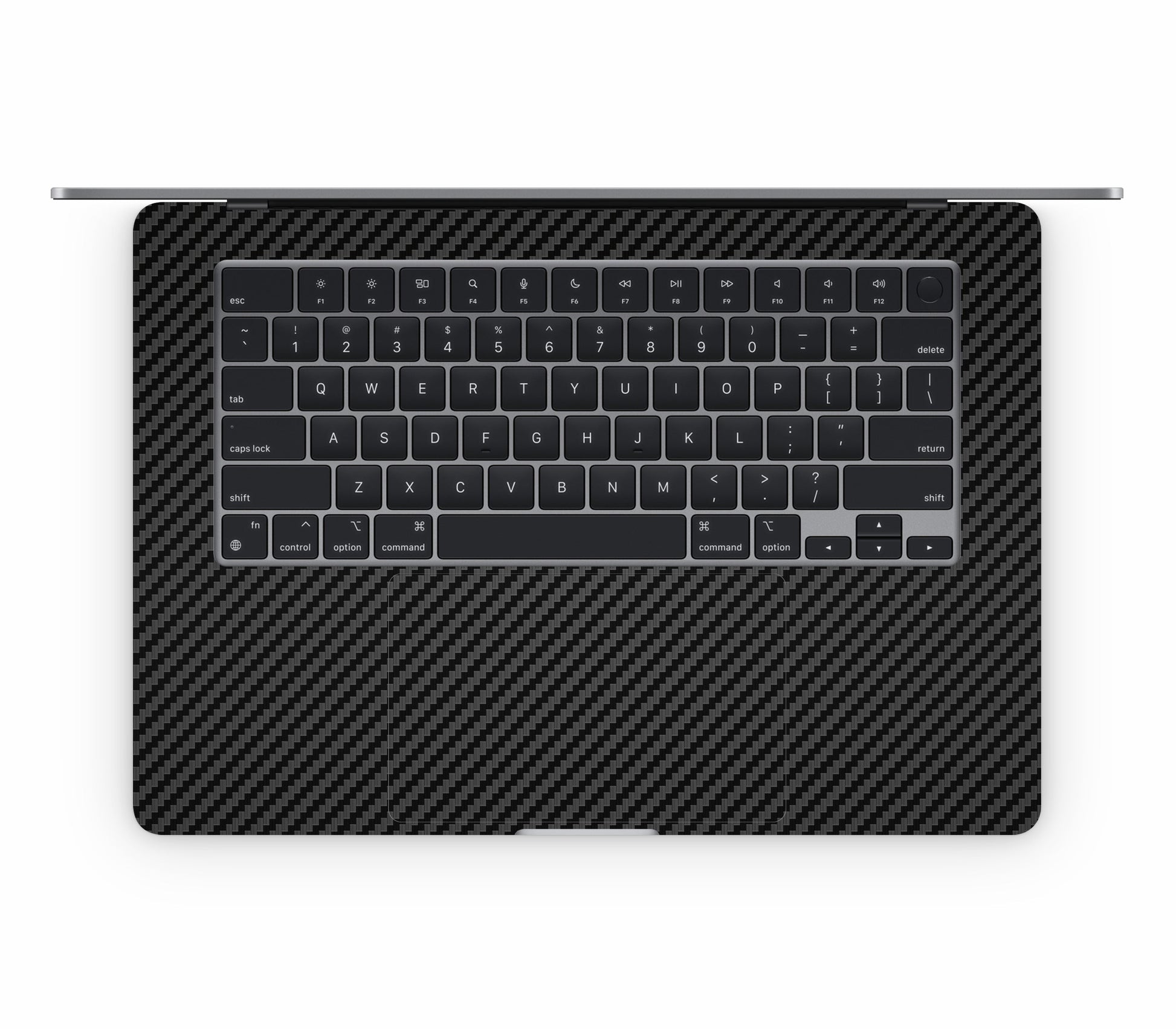 MacBook Air 15" (2025, M4) skin, Code: Carbon, inside skin