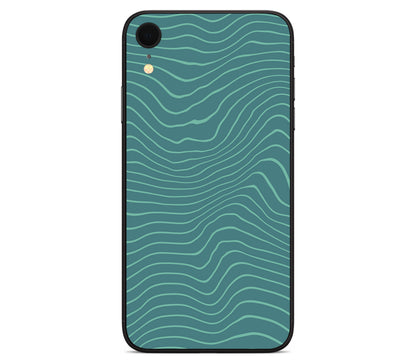 iPhone XR skin, Tide, back skin without logo cutout
