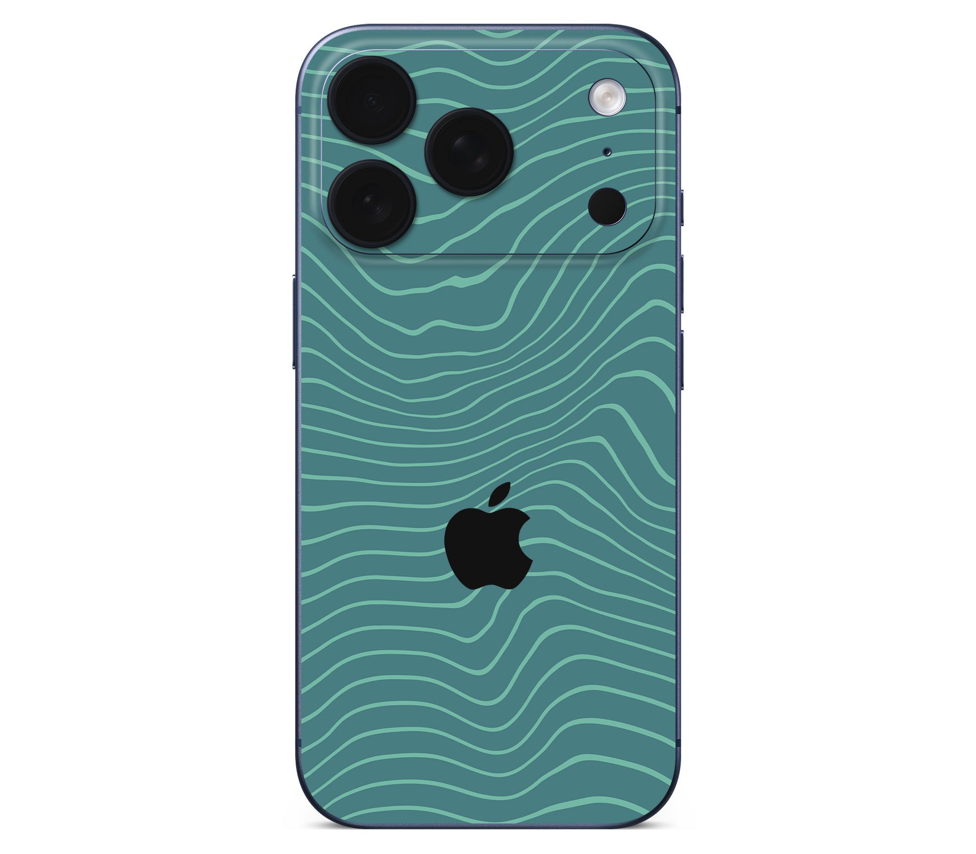 iPhone 17 Pro Max skin, Tide, back skin with logo cutout