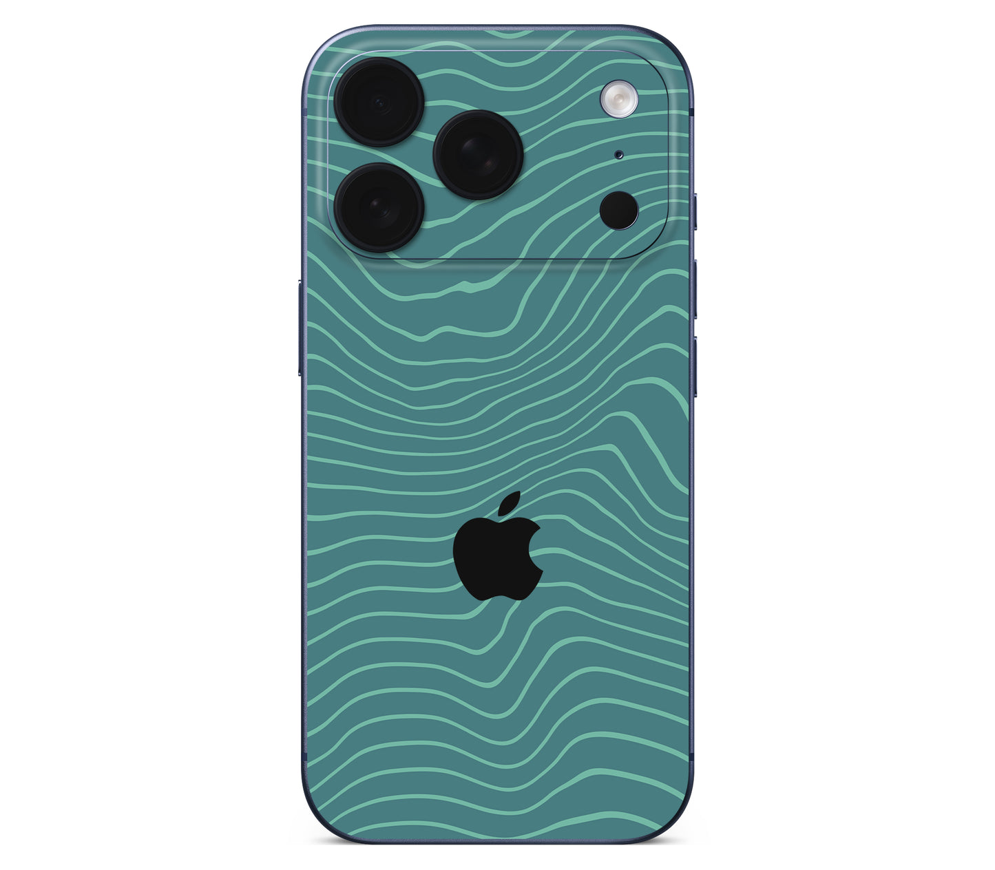 iPhone 17 Pro skin, Tide, back skin with logo cutout