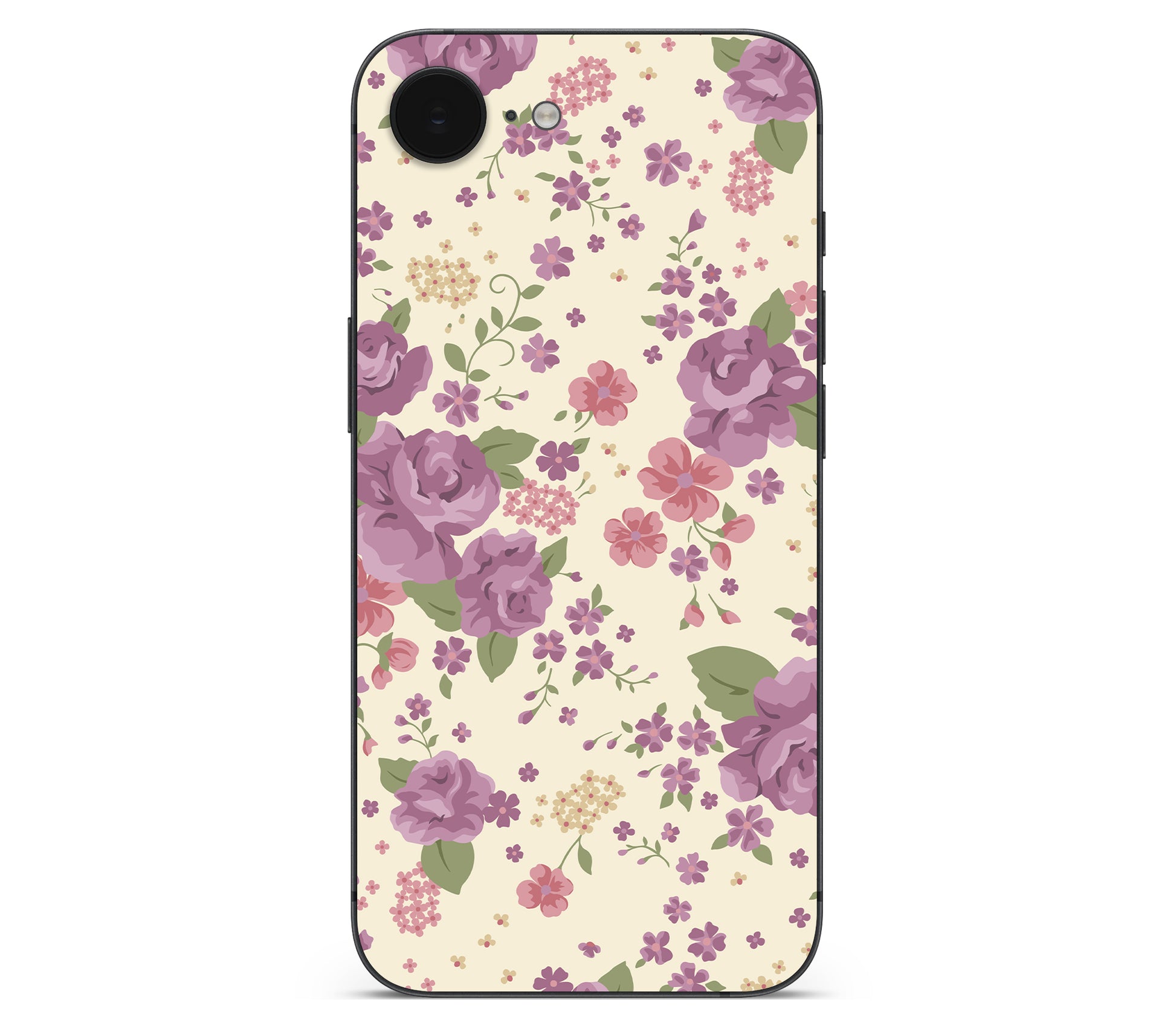 iPhone 16e skin, Lilac, back skin without logo cutout