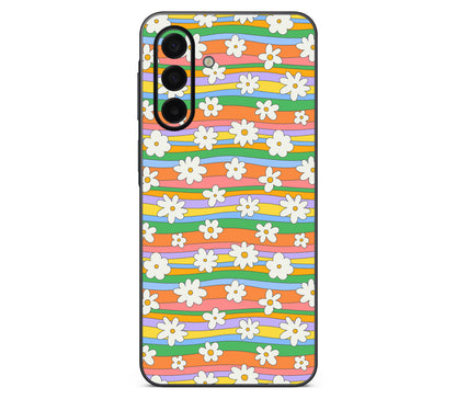 Galaxy A17 skin, Daisy Drift, back skin