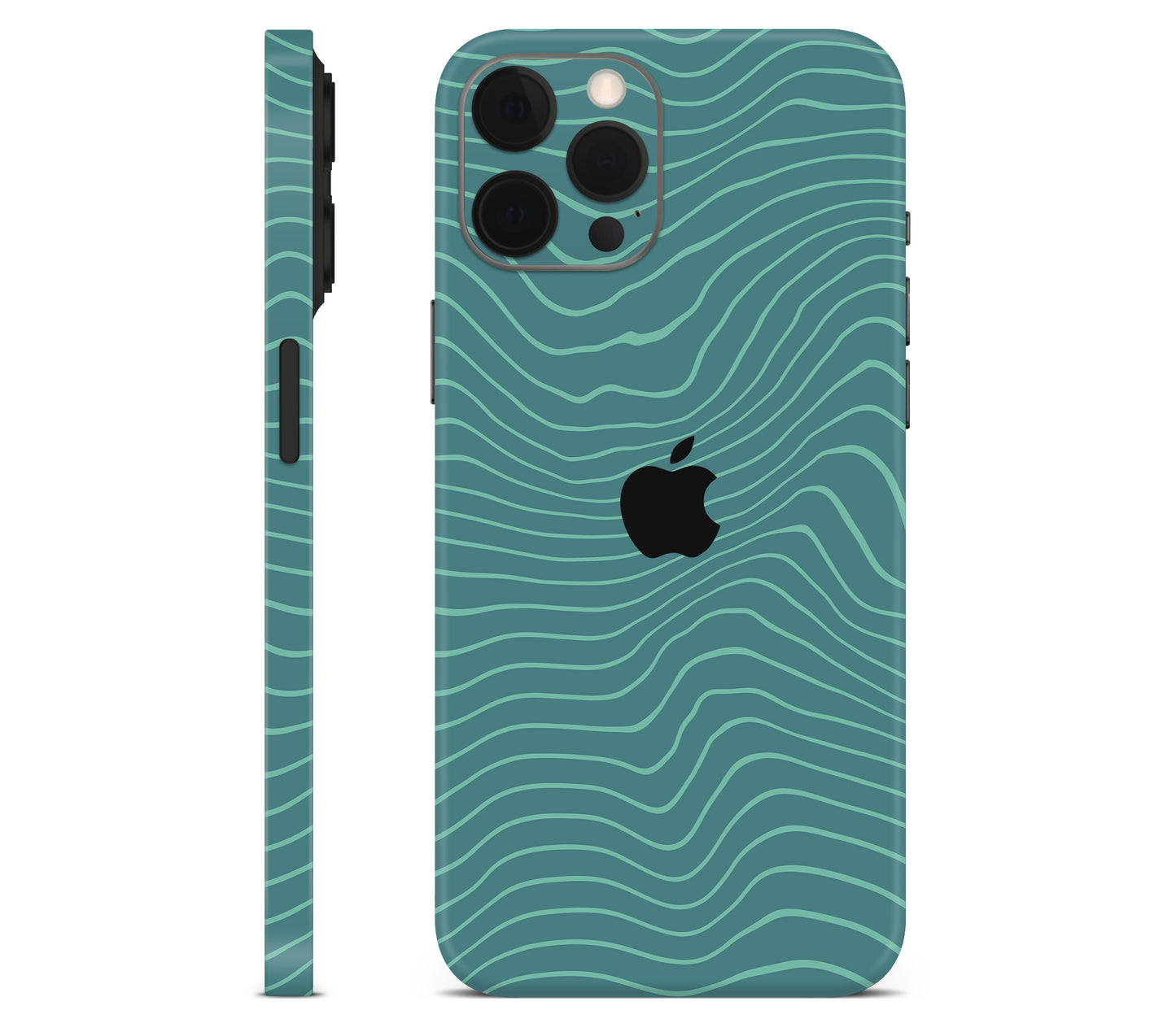 iPhone 12 Pro Max skin, Tide, full wrap with logo cutout