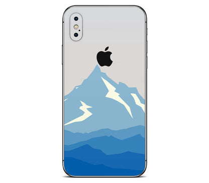 iPhone XS skin, Everest, back skin with logo cutout