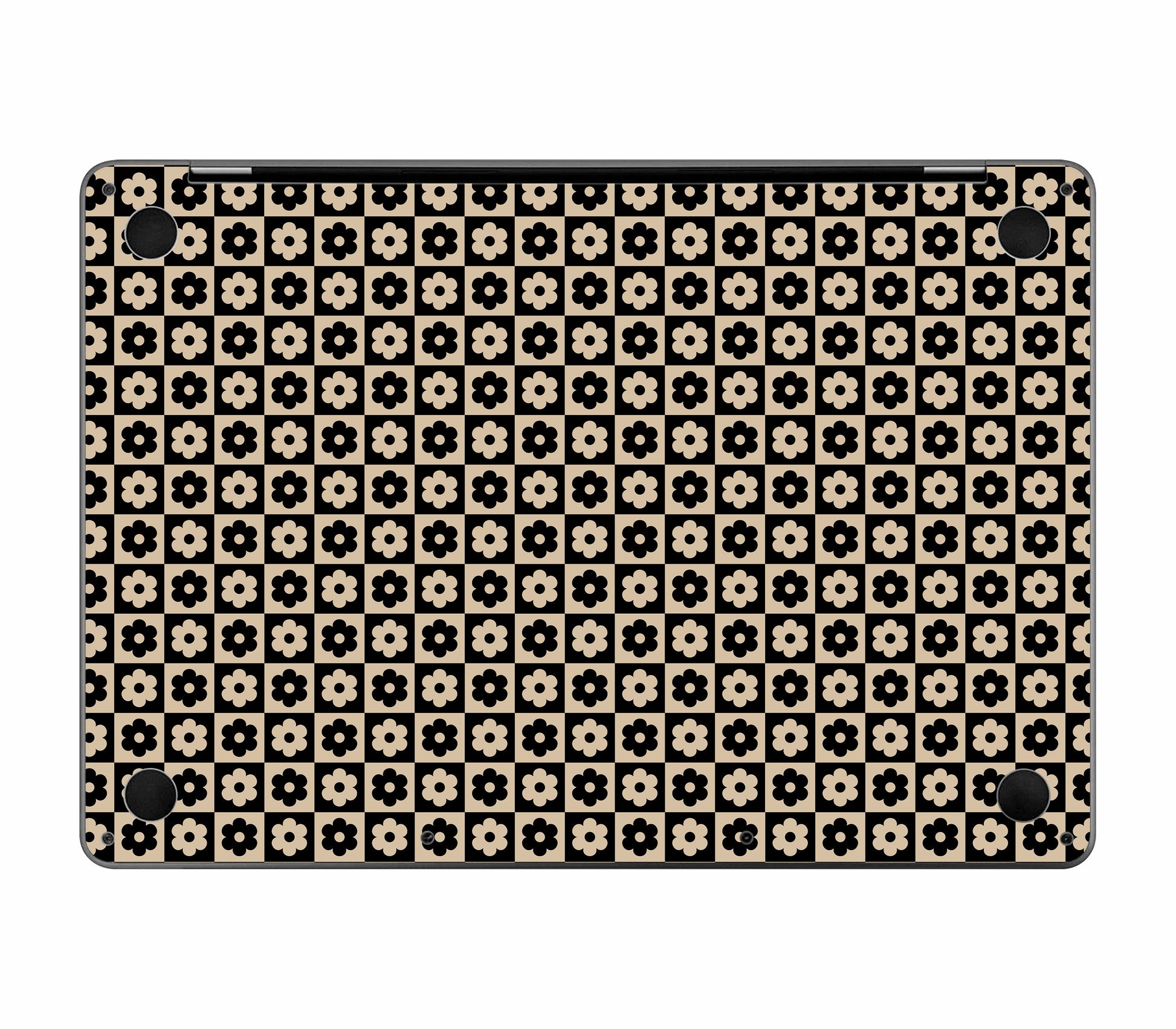 MacBook Pro 13" (2022, M2) skin, Floral Grid, bottom skin