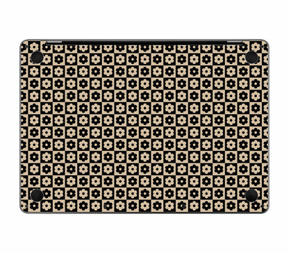 MacBook Pro 13" (2020, M1) skin, Floral Grid, bottom skin