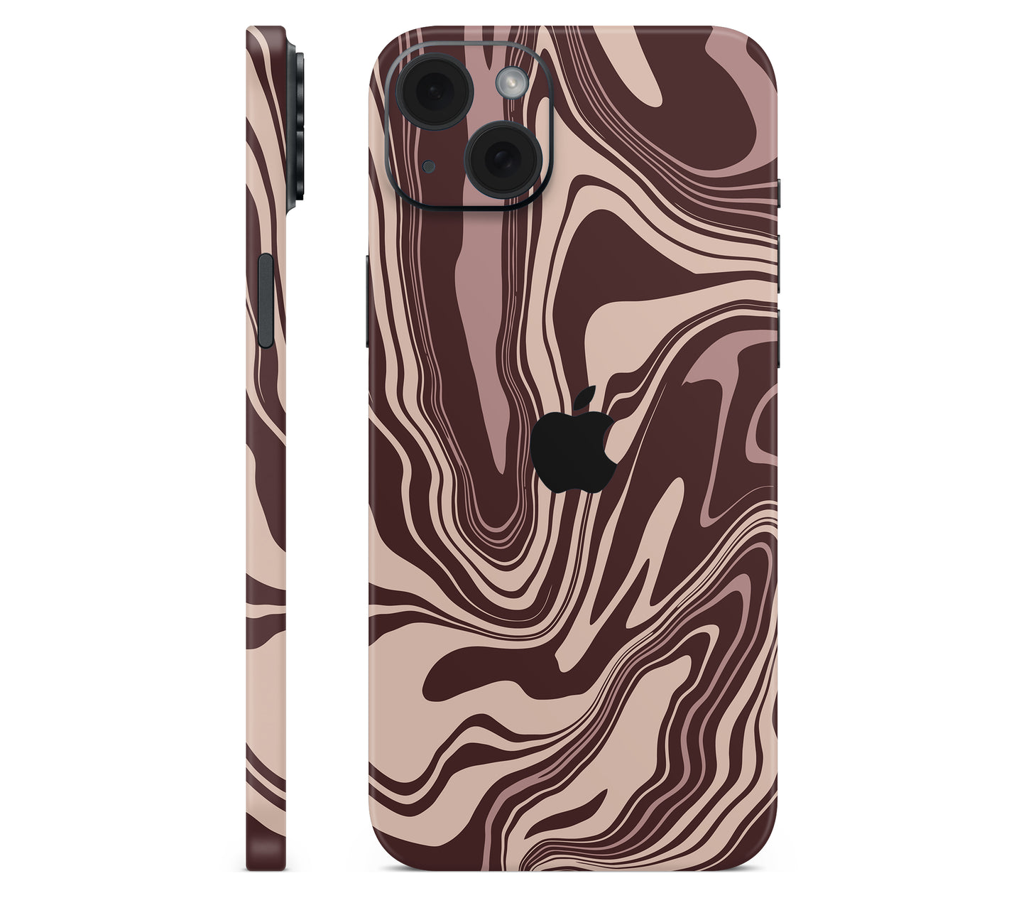 iPhone 15 skin, Vertigo (Fever), full wrap with logo cutout