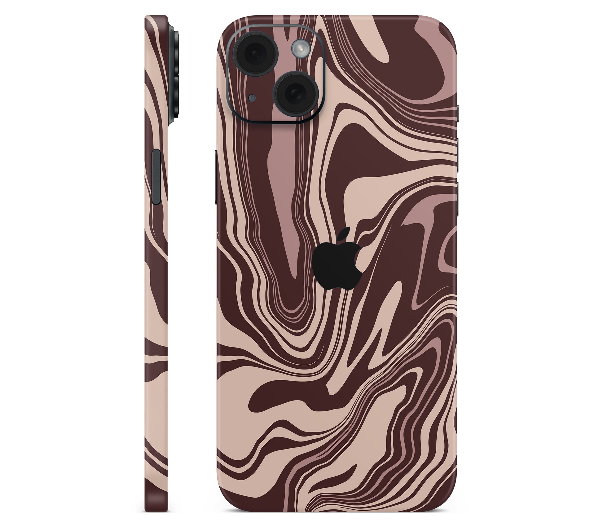 iPhone 15 skin, Vertigo (Fever), full wrap with logo cutout