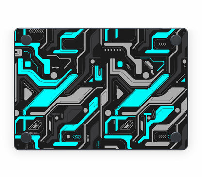 MacBook Air 13" (2025, M4) skin, Code Rot (Glitch), bottom skin
