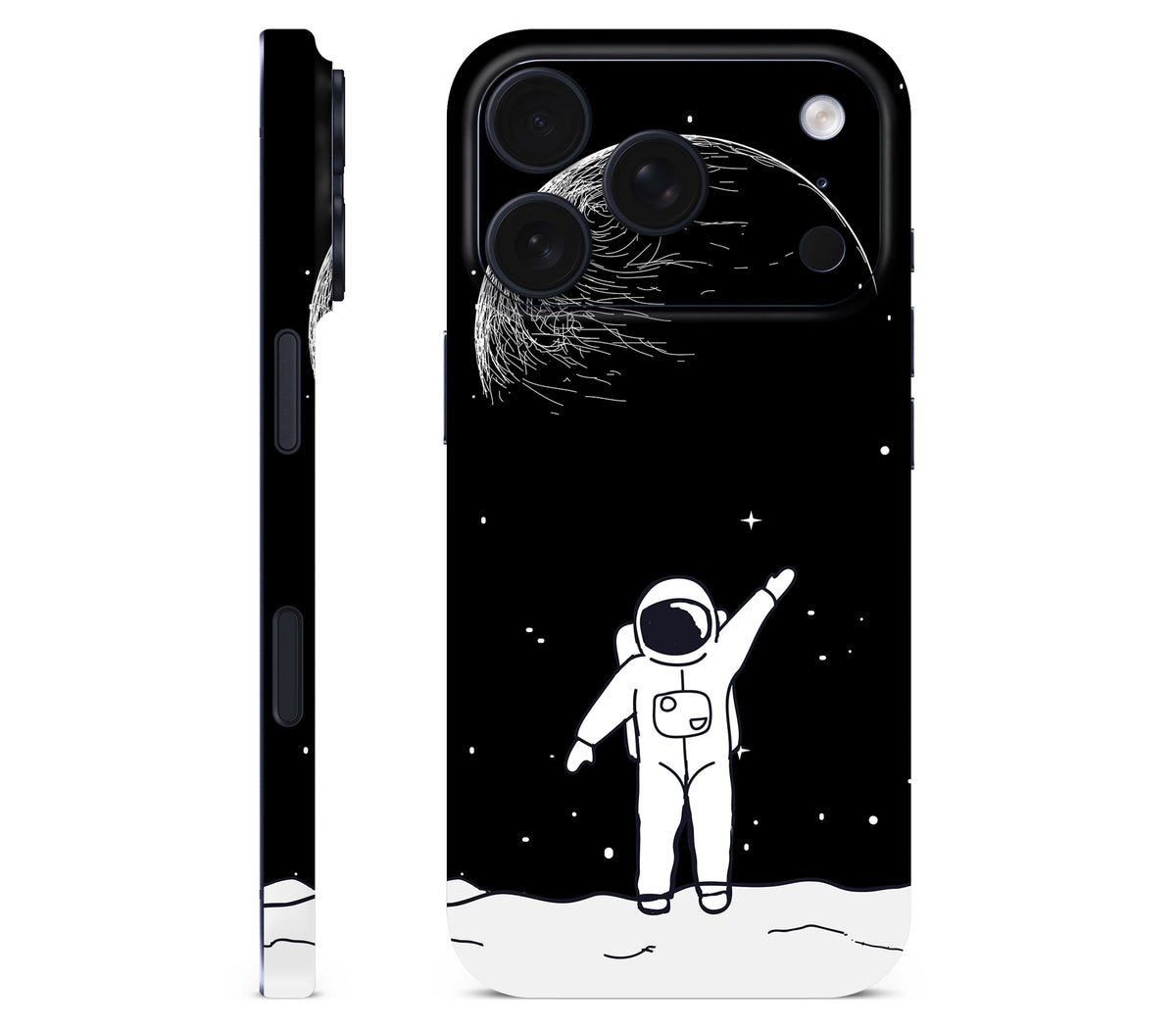 iPhone 18 Pro skin, Moonwave, full wrap skin