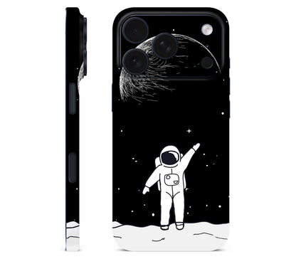 iPhone 18 Pro skin, Moonwave, full wrap skin