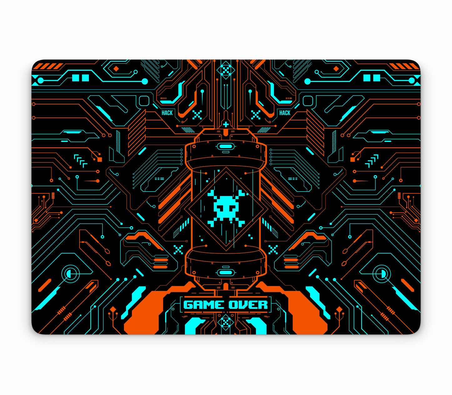 MacBook Air 13" (2024, M3) skin, Fatal Error, top skin