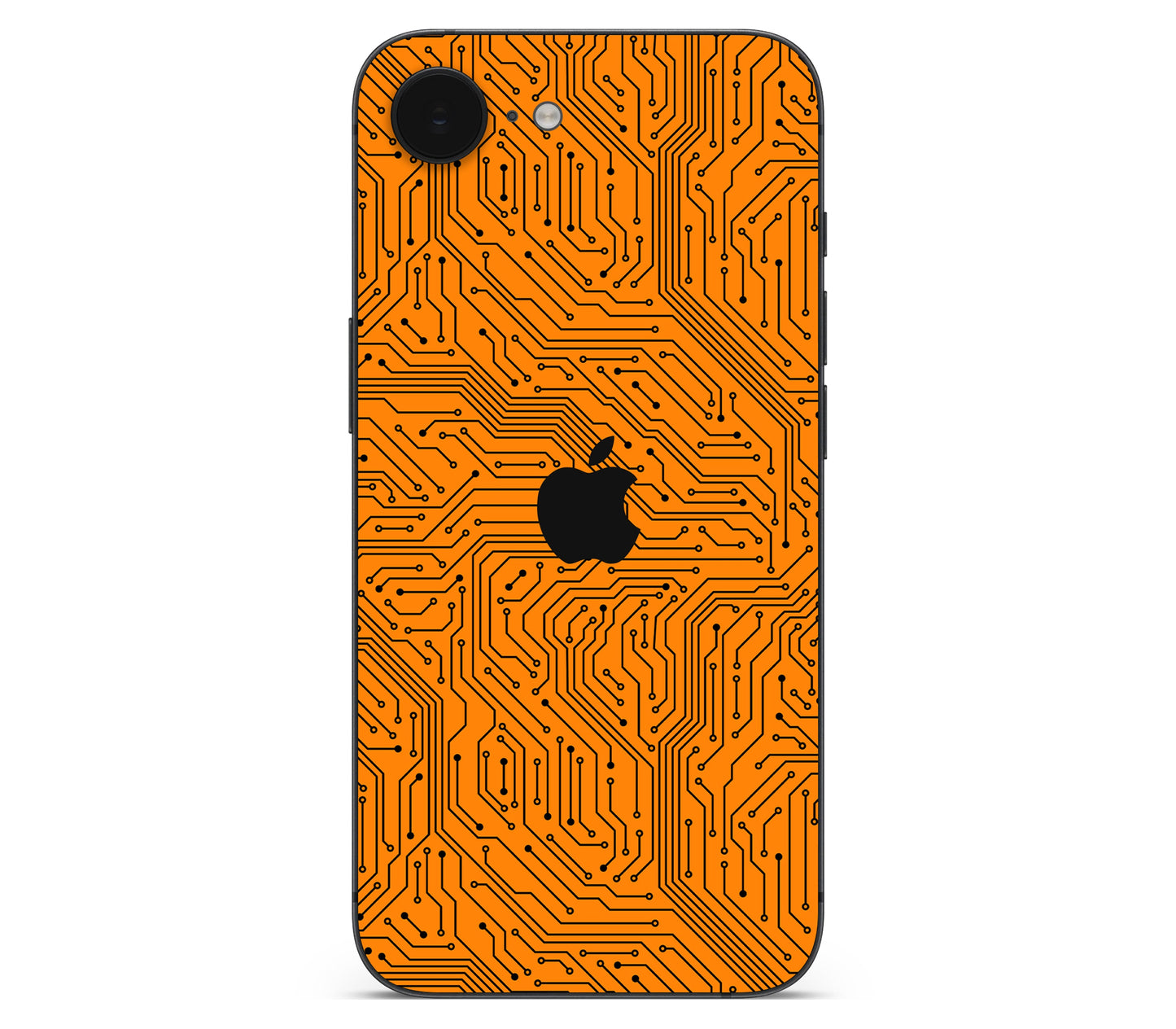 iPhone 17e skin, Pulse Grid, back skin with logo cutout